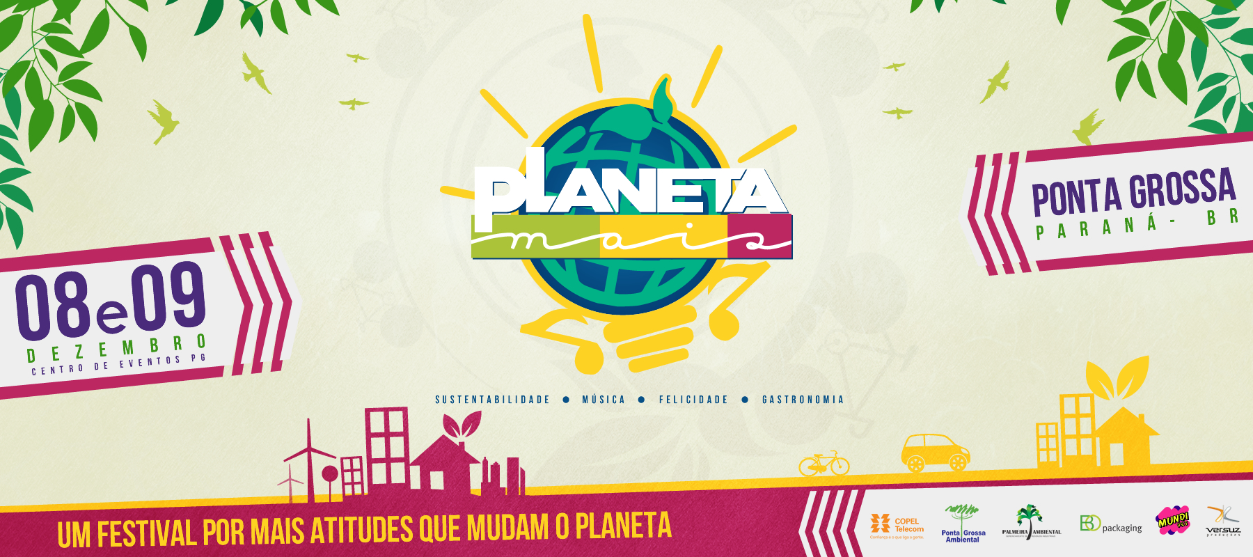 Festival 'Planeta Mais' traz 11 shows nacionais a PG no sábado e domingo