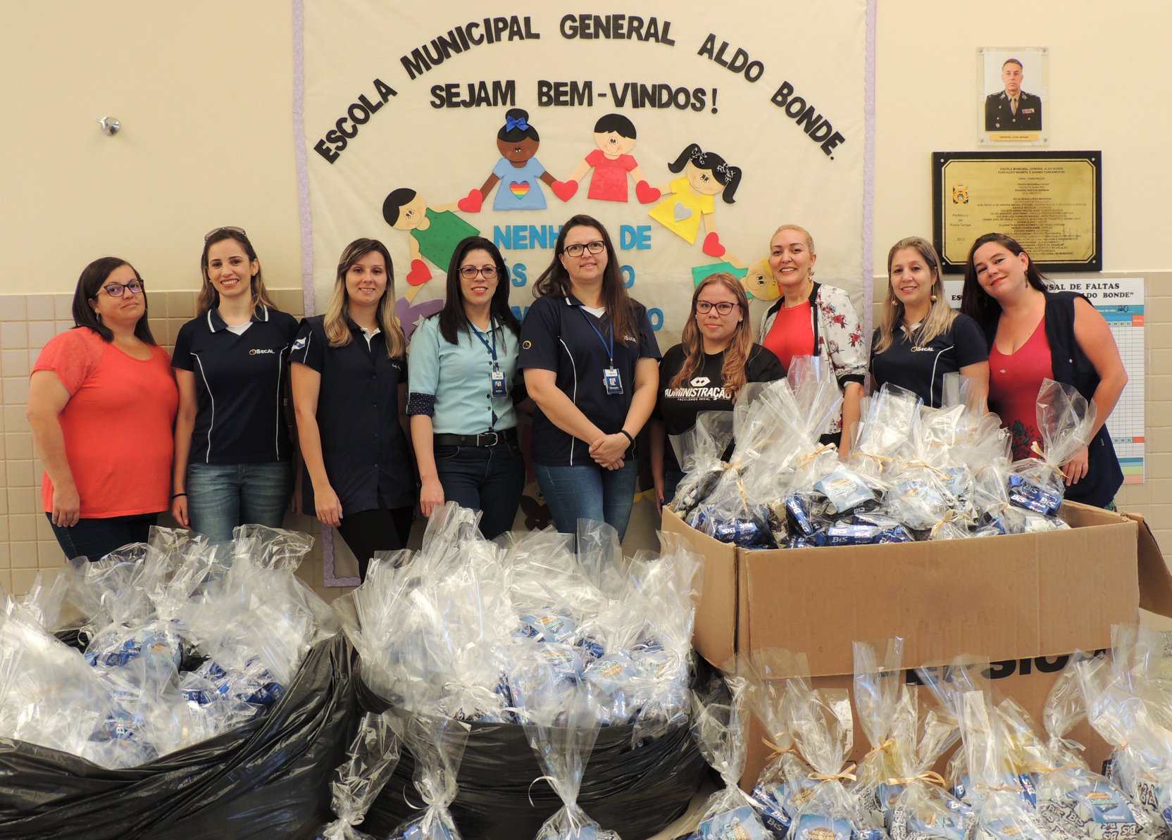 UniSecal doa mais de 2,2 mil kits de Bis em Páscoa Solidária