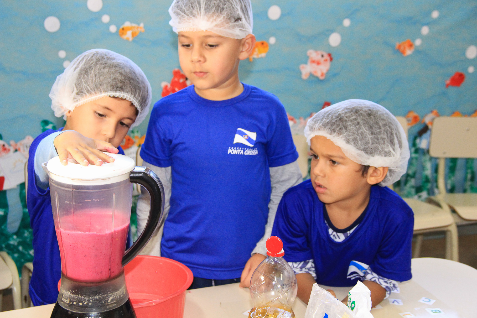 CMEI transforma crianças em 'super chefs' por um dia