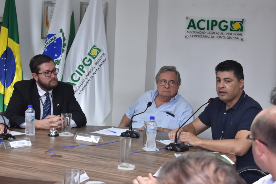 Rangel fala sobre o Fundo Municipal do Transporte na ACIPG