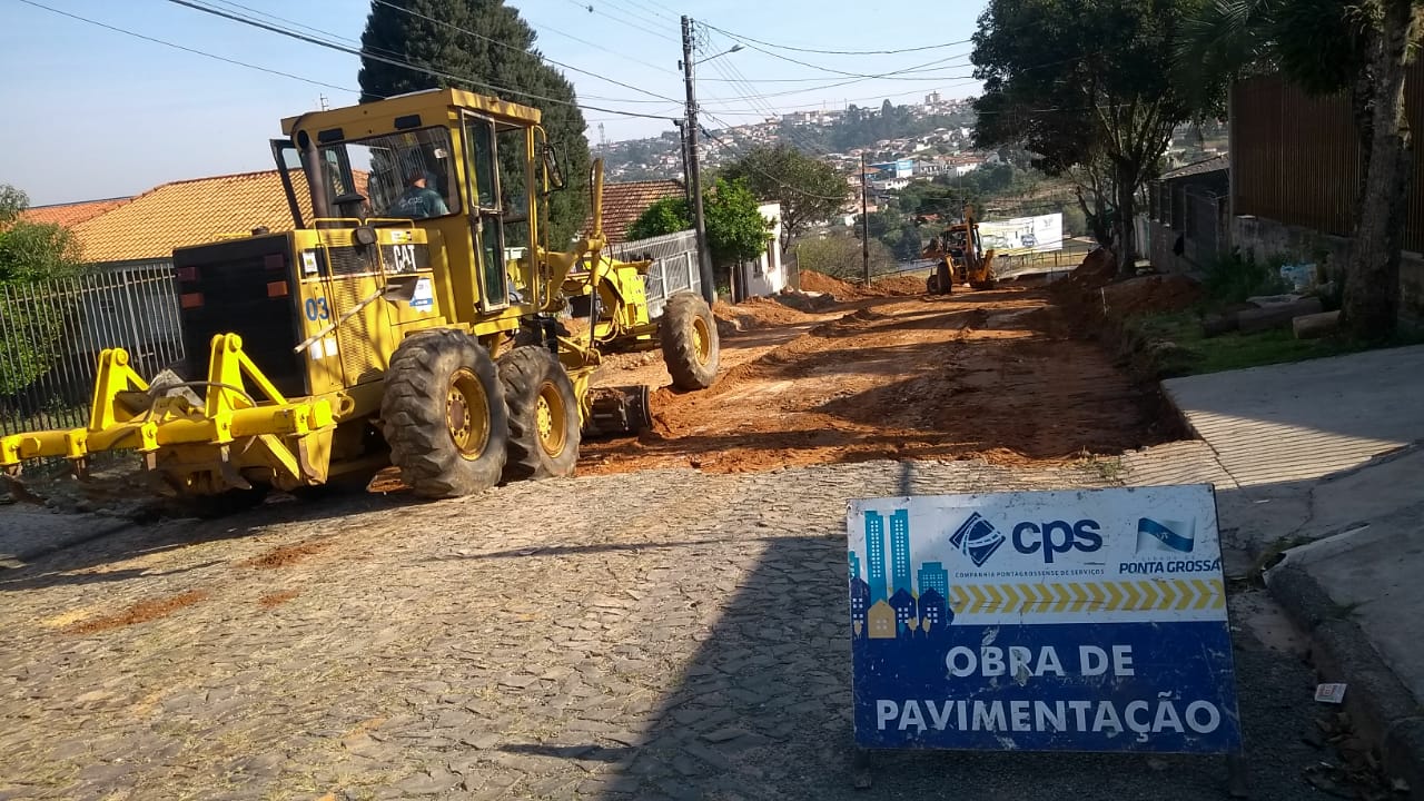 CPS inicia obras de asfalto em mais dois bairros de PG