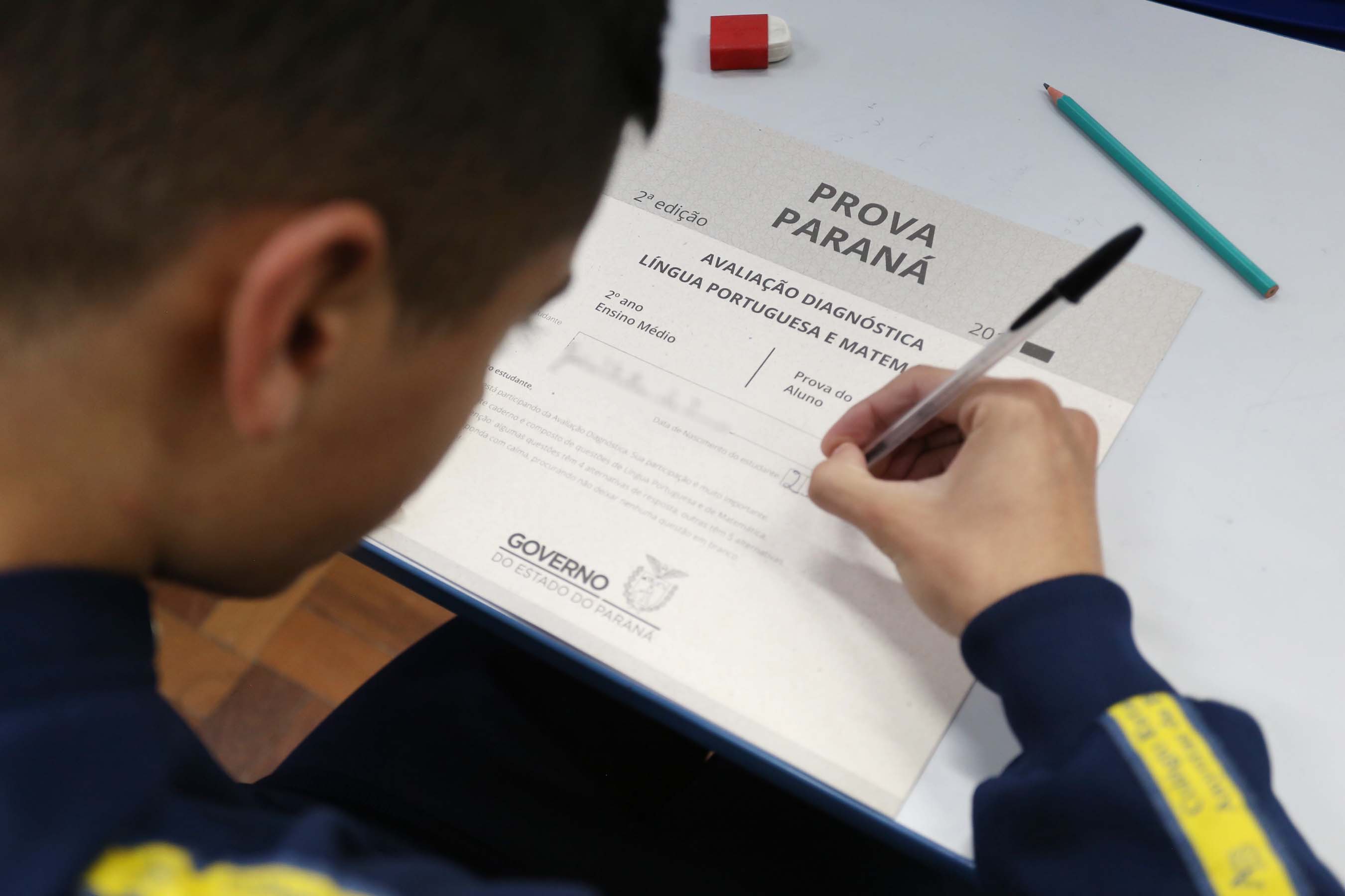 Cerca de 1 milhão de alunos farão a Prova Paraná