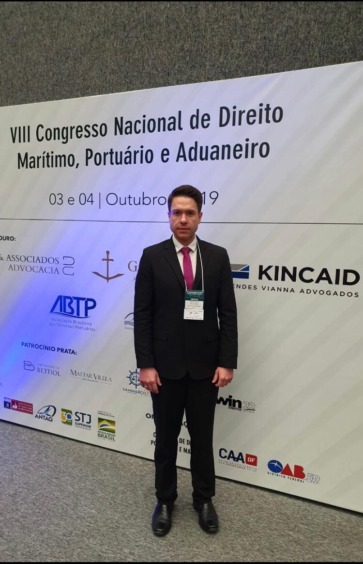 Marcus Freitas palestra em Congresso Nacional de Direito Marítimo