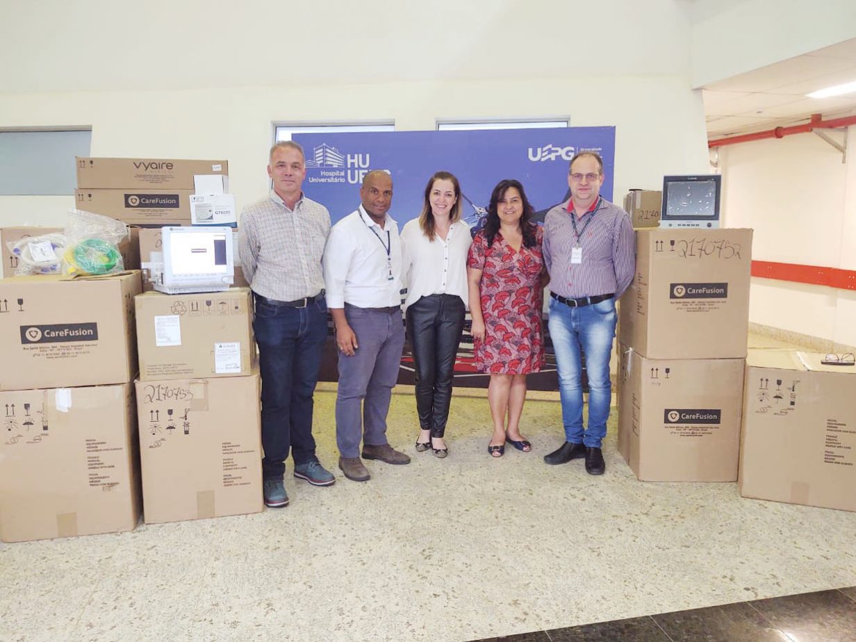Hospital Universitário recebe equipamentos para novos leitos de UTI
