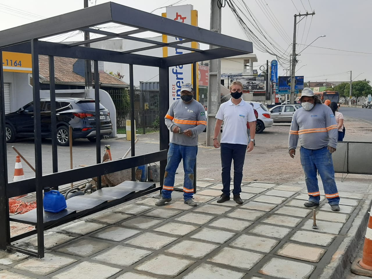 Ponta Grossa começa a ganhar novos pontos de ônibus