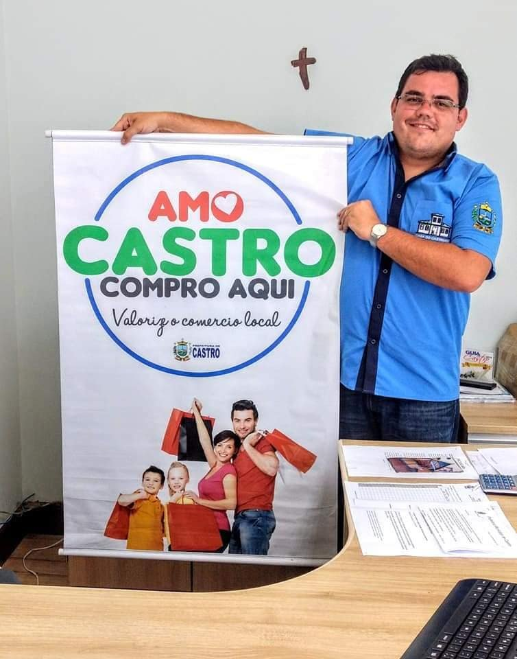 'Amo Castro, Compro Aqui' busca incentivar compras no comércio local