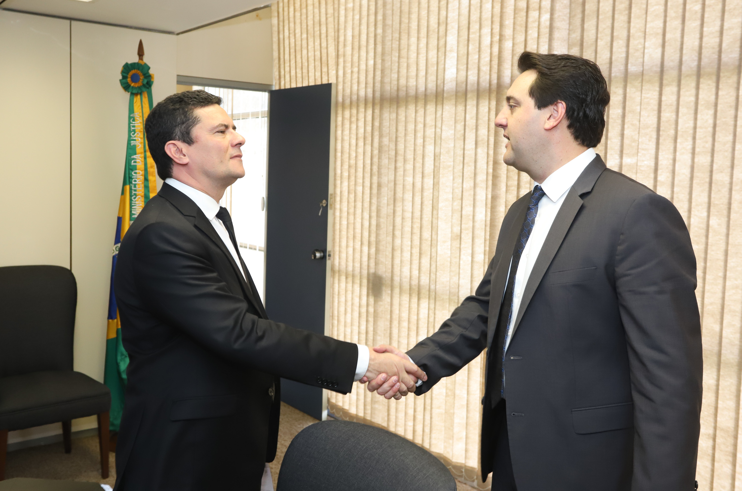 Governador e ministro Moro definem ações de segurança na fronteira