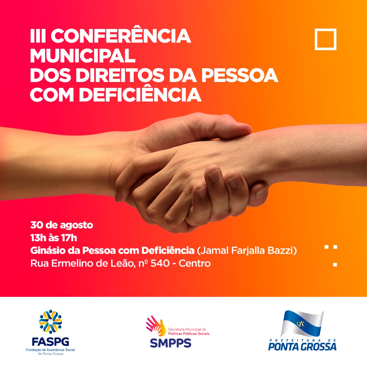 Conferência dos Direitos da Pessoa com Deficiência acontece nesta sexta