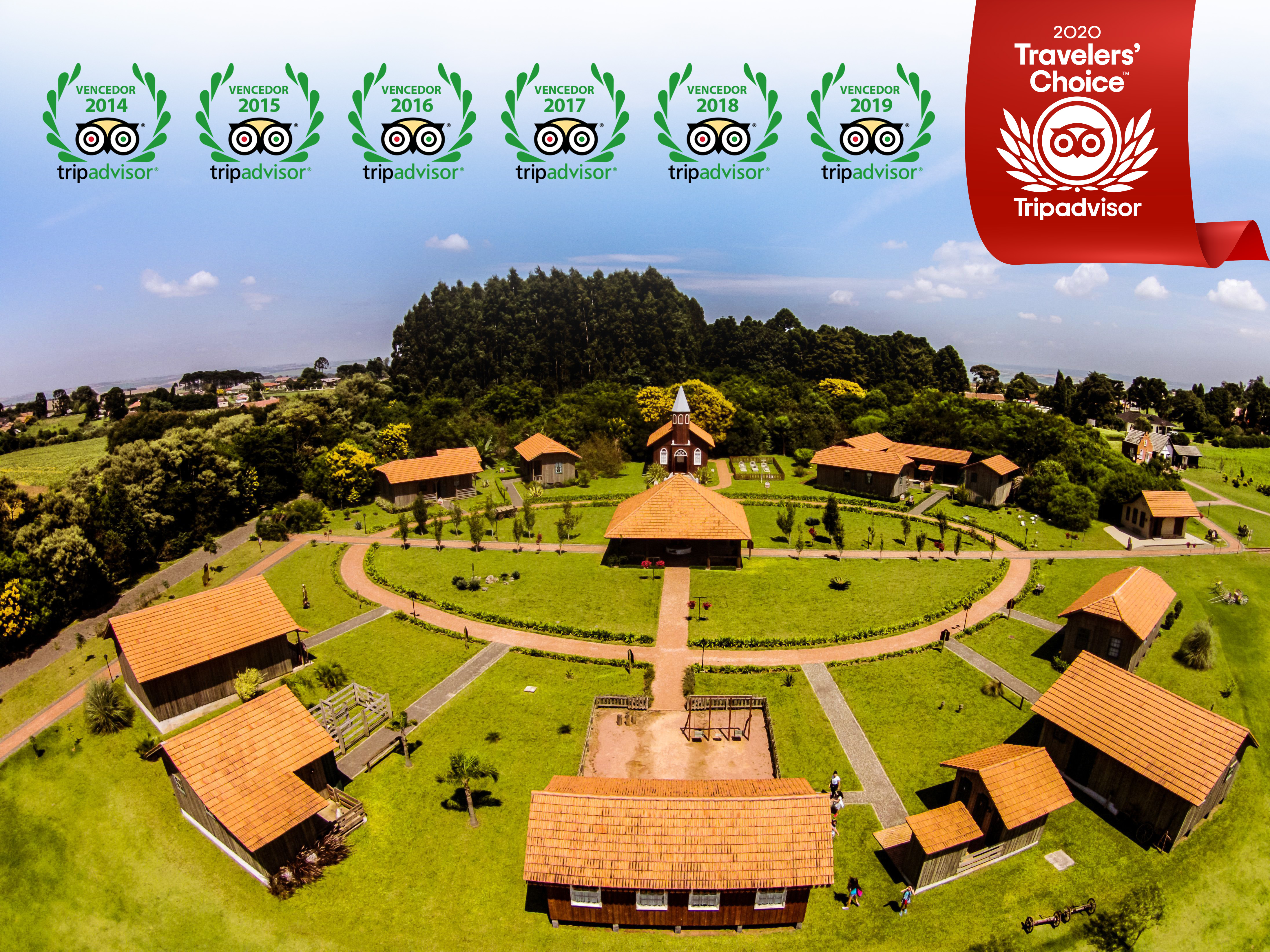 Parque Histórico de Carambeí recebe sétima certificação pelo Tripadvisor