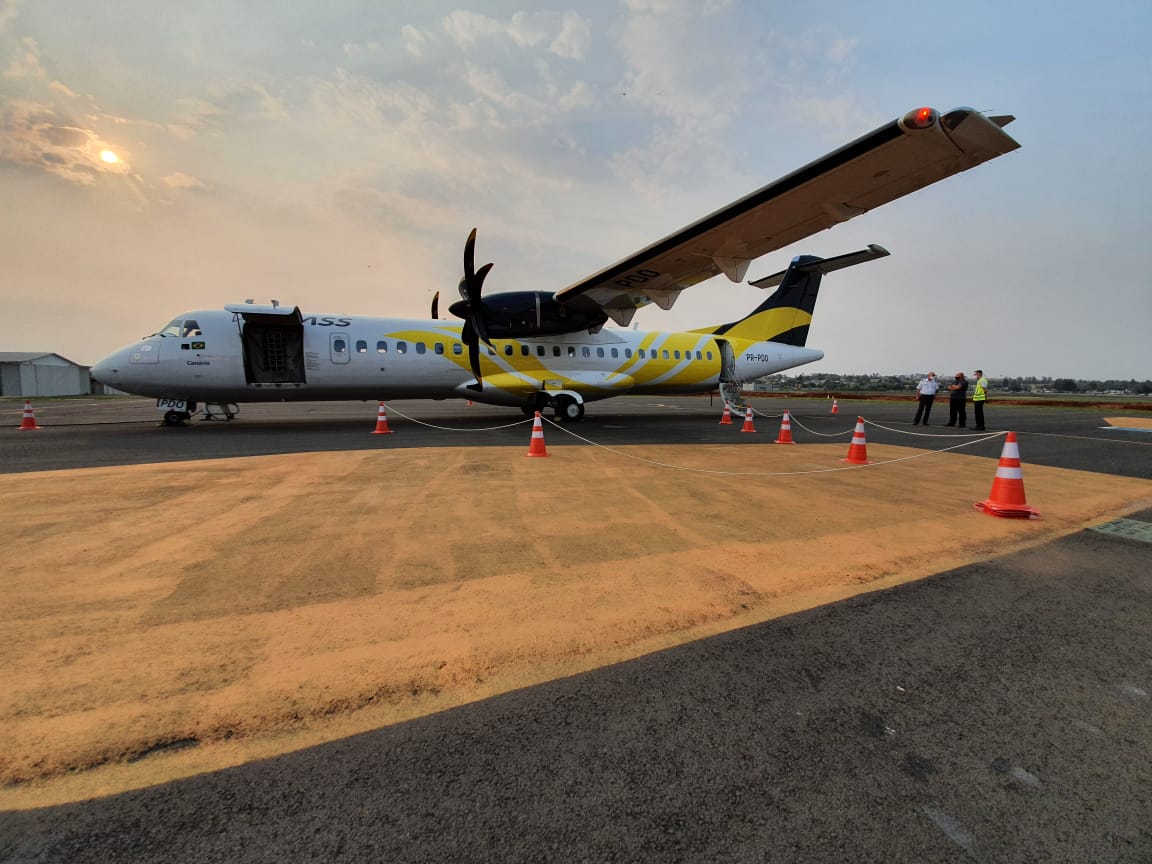 Voepass aumenta voos e Ponta Grossa terá conexão com Foz do Iguaçu