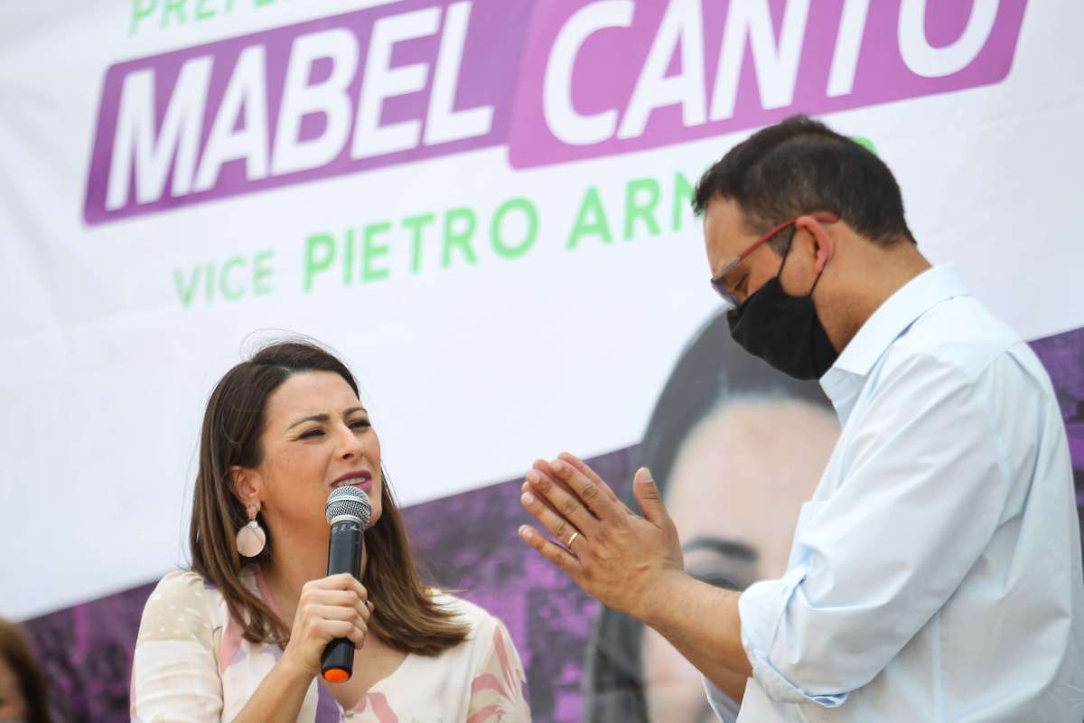 Mabel Canto destaca importância do vice Pietro