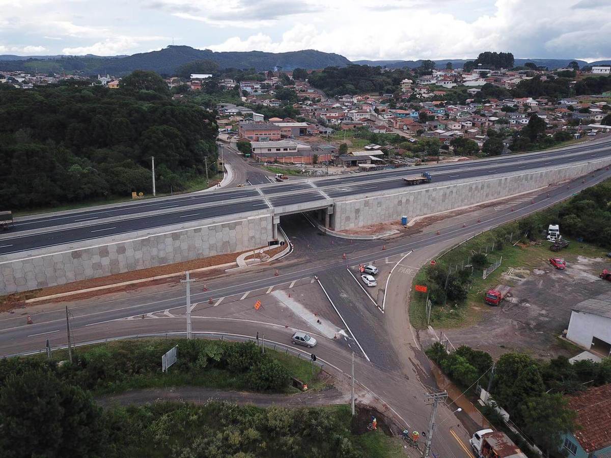 Na PR 151, CCR RodoNorte conclui viaduto e libera tráfego no novo ‘Trevo de Brotas’
