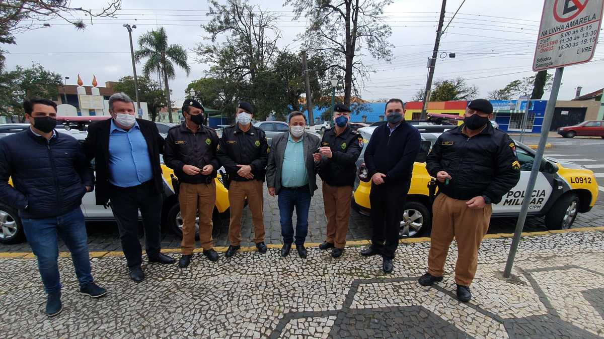 União da Vitória, Ponta Grossa, Irati e Guarapuava recebem novas viaturas para a PM