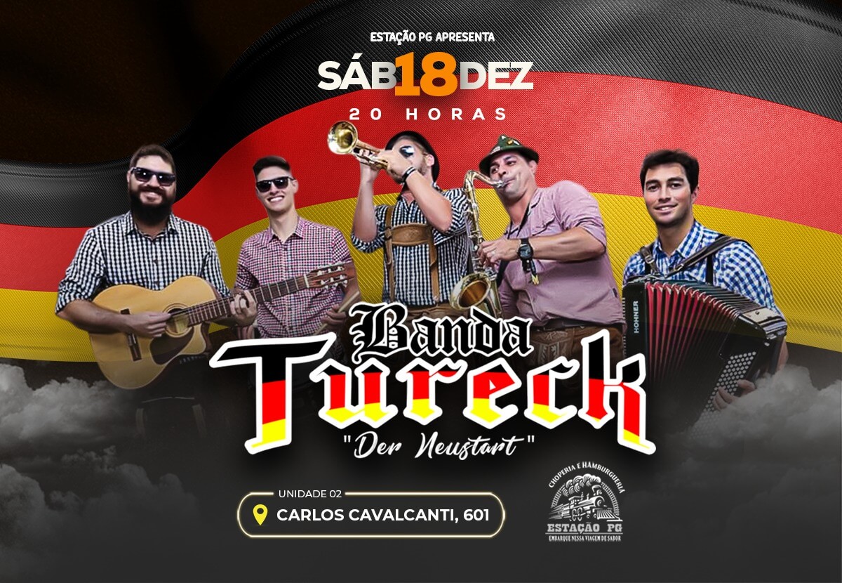 Estação PG apresenta a Banda Tureck na 1ª DecemberFest 
