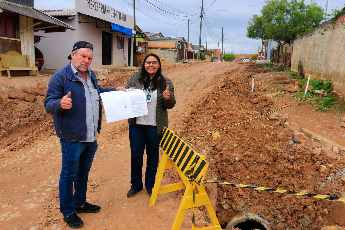 Tibagi investe R$ 340 mil em pavimentação na vila São José