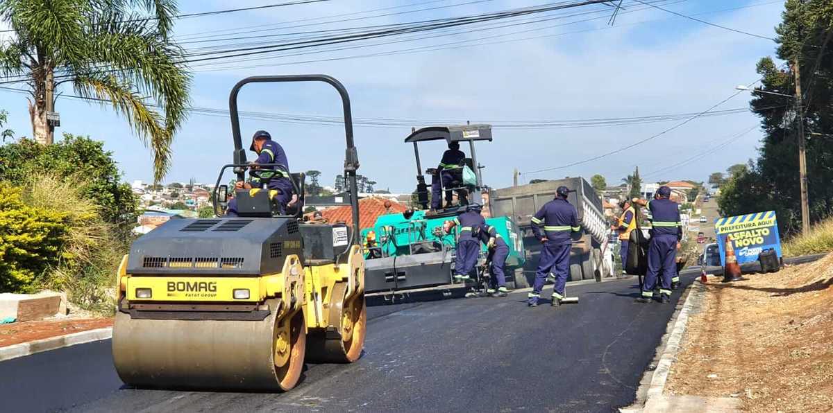 Prefeitura entrega mais trechos de asfalto em Olarias e Vila Rio Branco