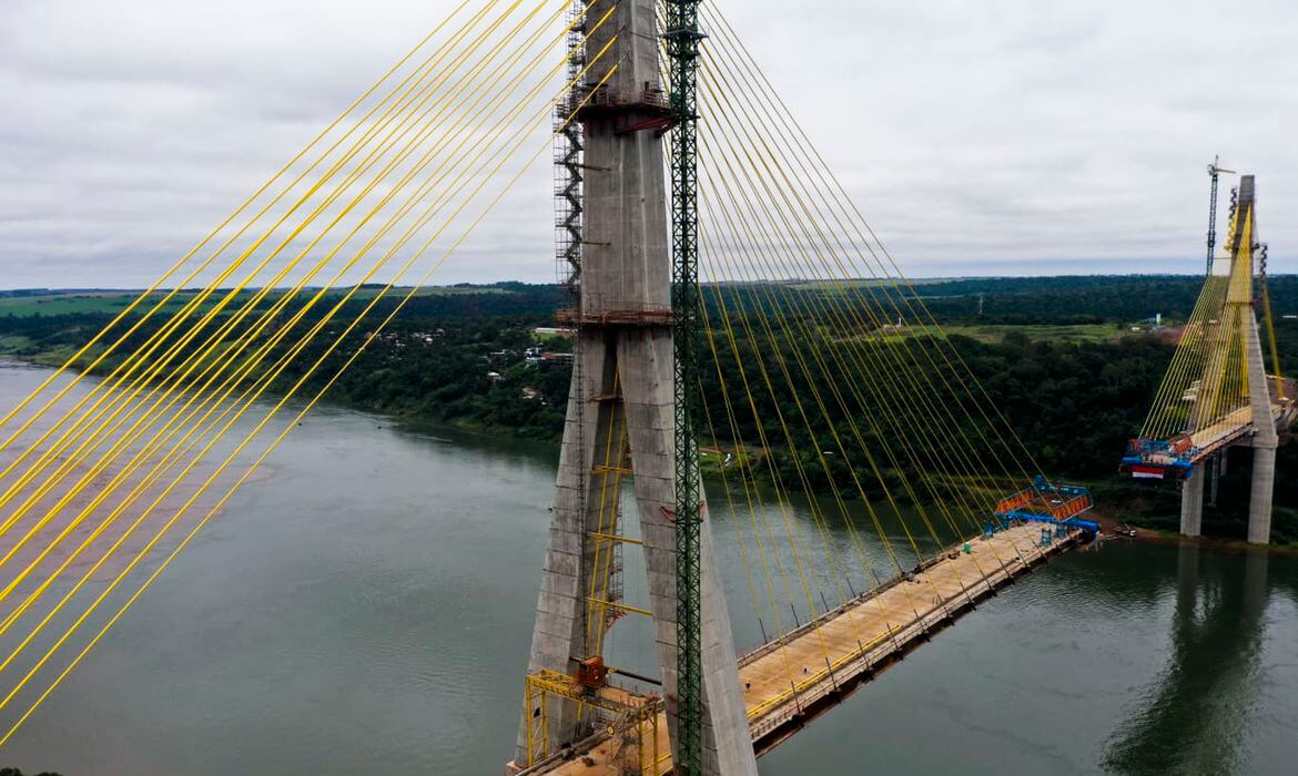 Segunda ponte entre Brasil e Paraguai deve ser concluída em novembro