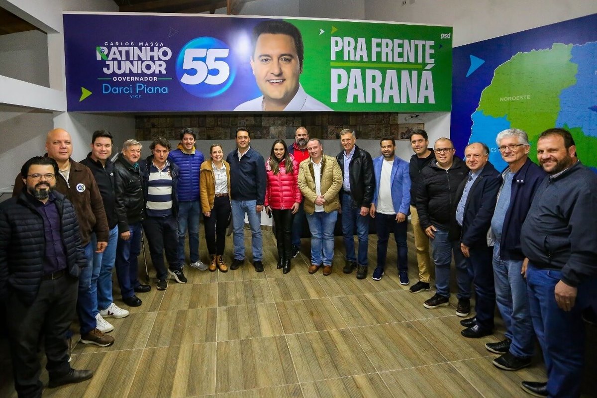 Partidos aliados reforçam apoio a Ratinho Junior em fase final da campanha