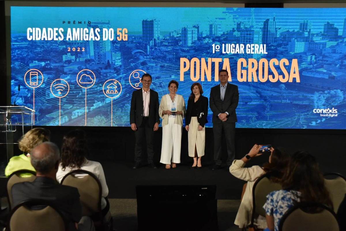 Ponta Grossa lidera ranking das Cidades Amigas do 5G
