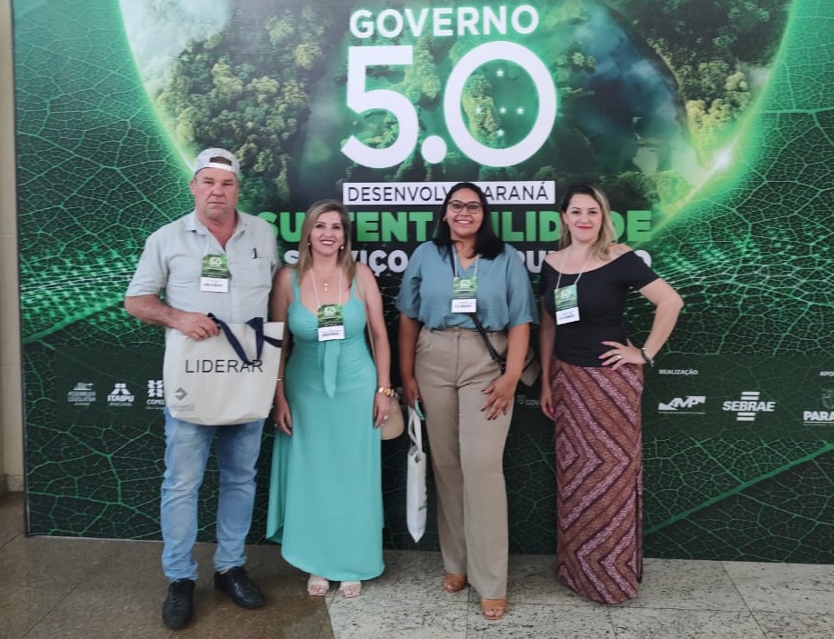 Prefeito de Tibagi participa do evento Governo 5.0 - Desenvolve Paraná
