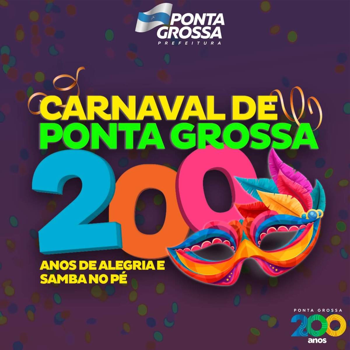 Prefeitura divulga programação do Carnaval 2023 em Ponta Grossa