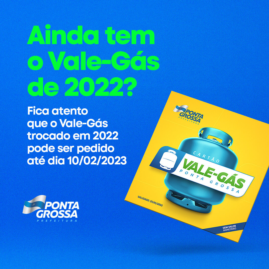 Prefeitura alerta para prazo para pedido do Vale-Gás trocado em 2022