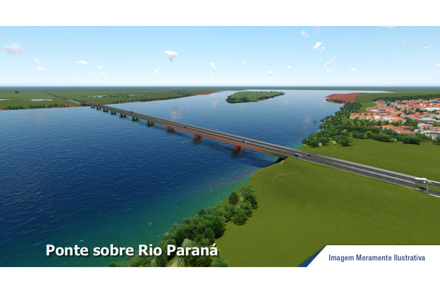 DER divulga vencedora da licitação para estudos da nova ponte Paraná-Mato Grosso do Sul