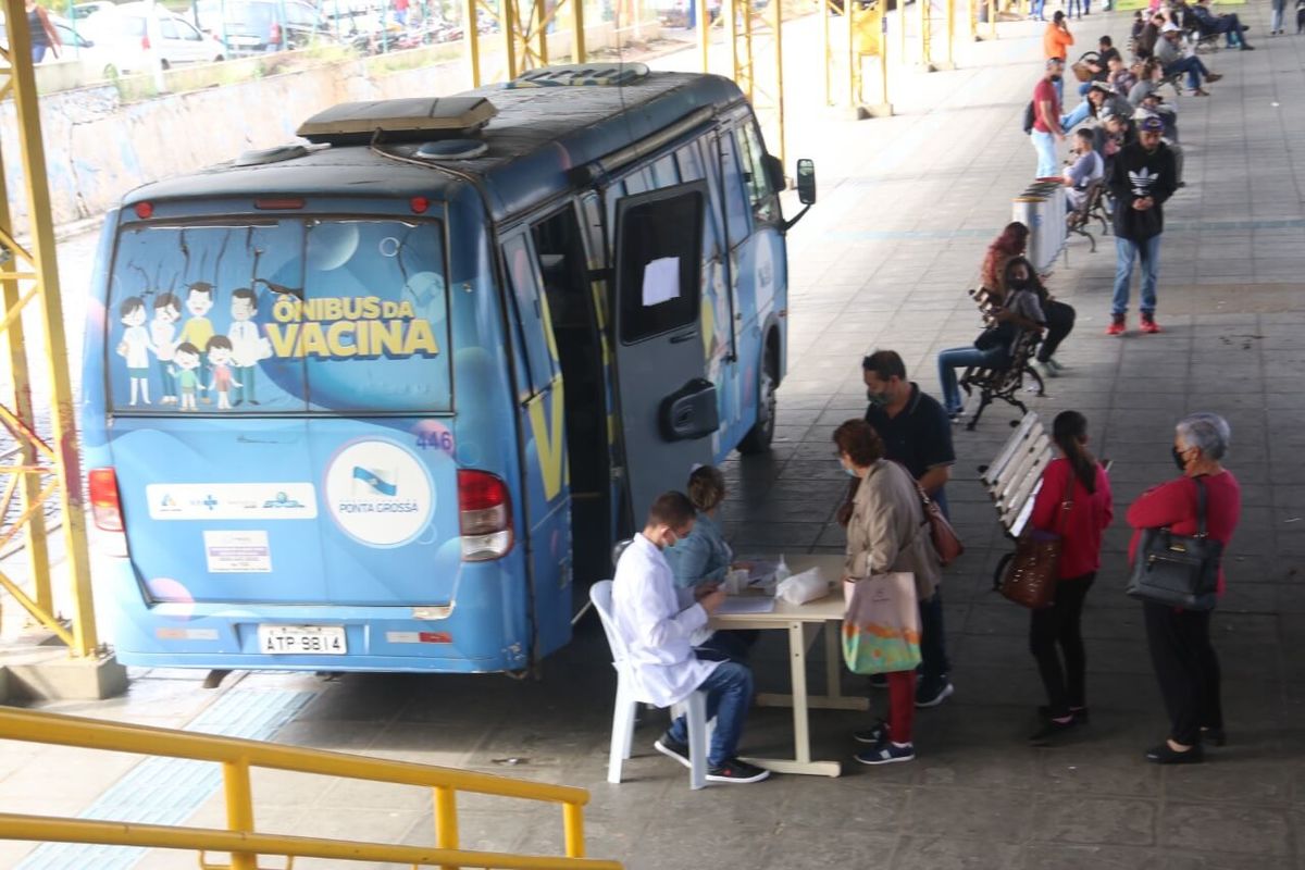 Confira a agenda do Ônibus da Vacina em Ponta Grossa