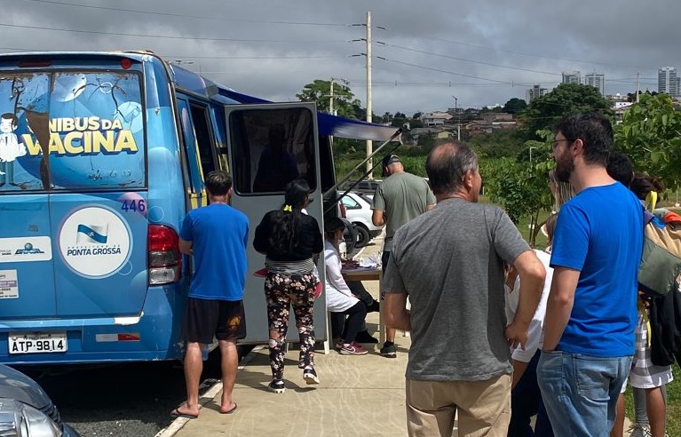 Confira a agenda do Ônibus da Vacina nesta semana em Ponta Grossa