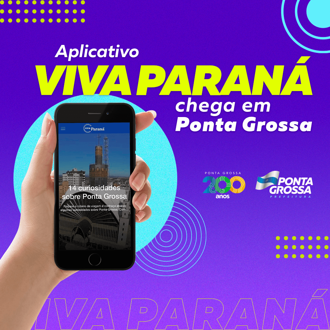 Aplicativo Viva Paraná chega em Ponta Grossa