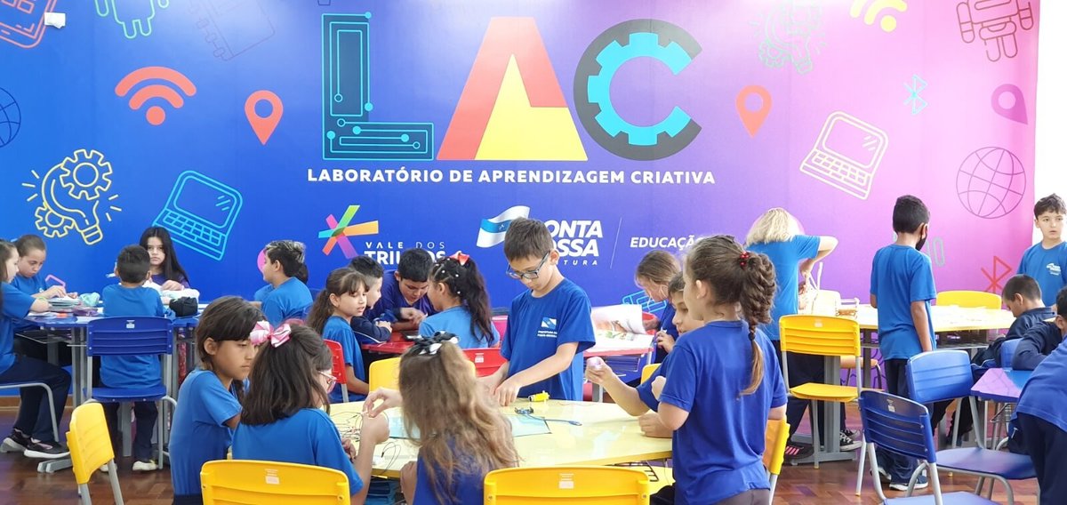 Laboratórios de Aprendizagem Criativa já atendem 4,5 mil alunos em Ponta Grossa