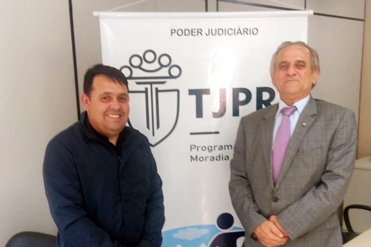 Vereador vai até o TJPR em busca de acelerar regularizações fundiárias