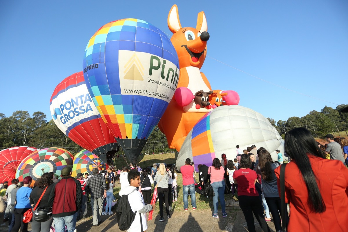 1º Festival de Balonismo em PG atrai mais de 20 mil visitantes