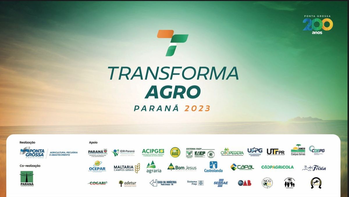 1ª Transforma Agro Paraná quer potencializar o desenvolvimento do setor agrícola dos Campos Gerais