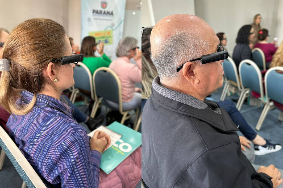 Educadores são capacitados para uso de óculos de IA para alunos cegos da rede estadual