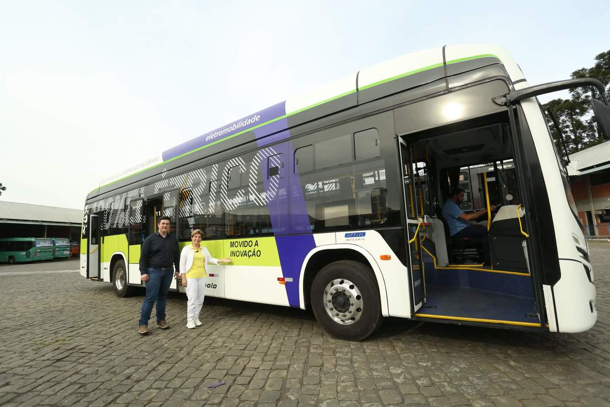 Ponta Grossa testa ônibus elétrico para o transporte coletivo