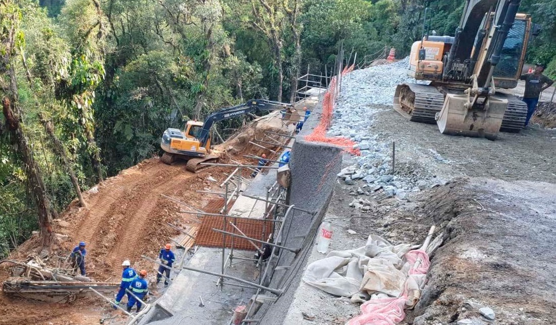 Graciosa terá bloqueio total para reconstrução do pavimento do km 7 entre os dias 18 e 20