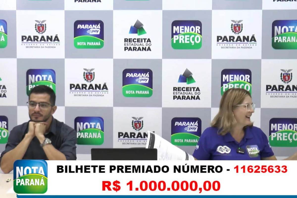 Confira os resultados dos sorteios do Nota Paraná deste mês