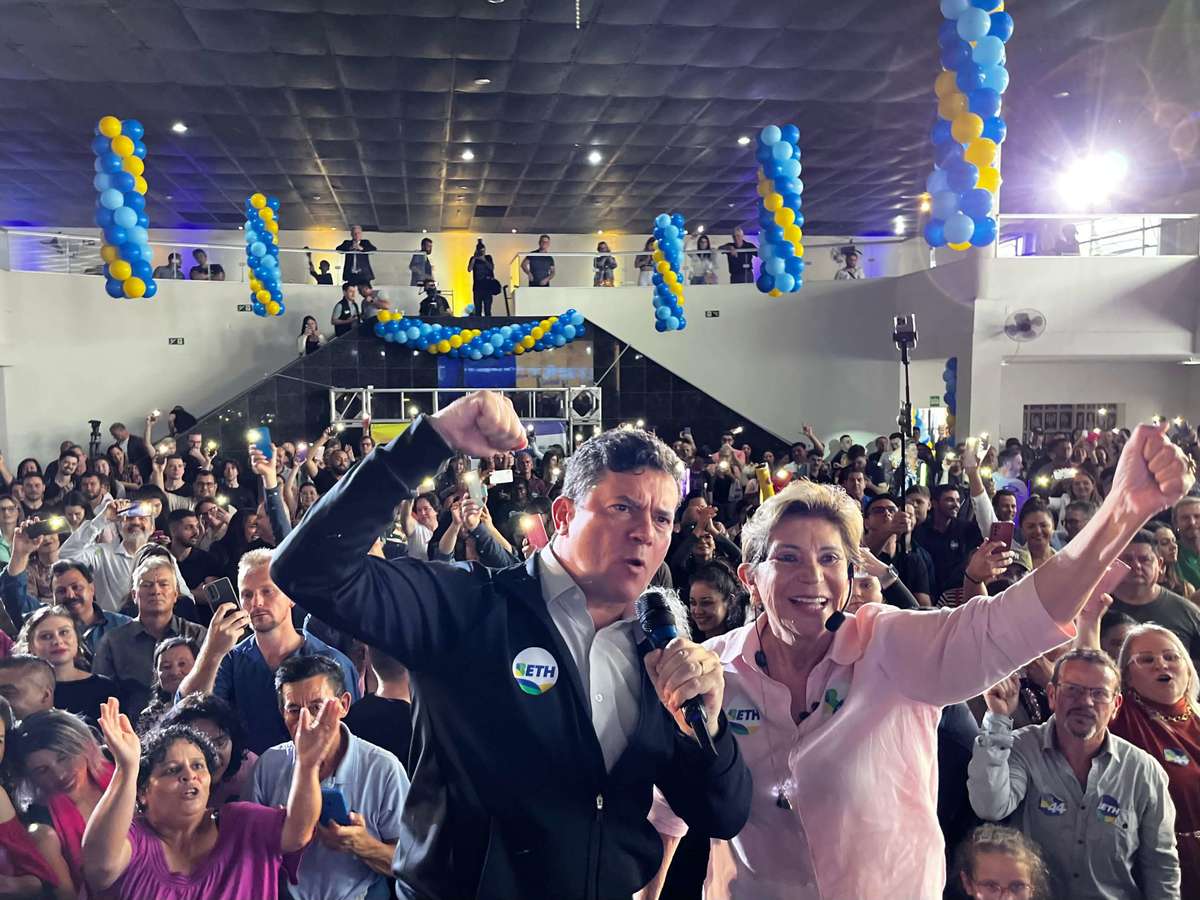 Senador Sergio Moro participa da convenção de Elizabeth Schmidt