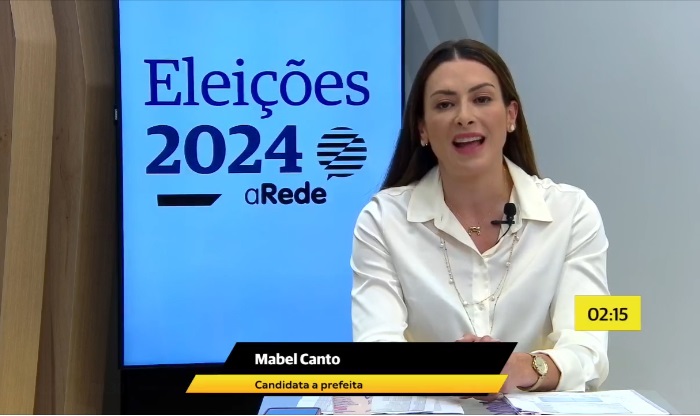 Mabel Canto expõe propostas do plano de governo em sabatina