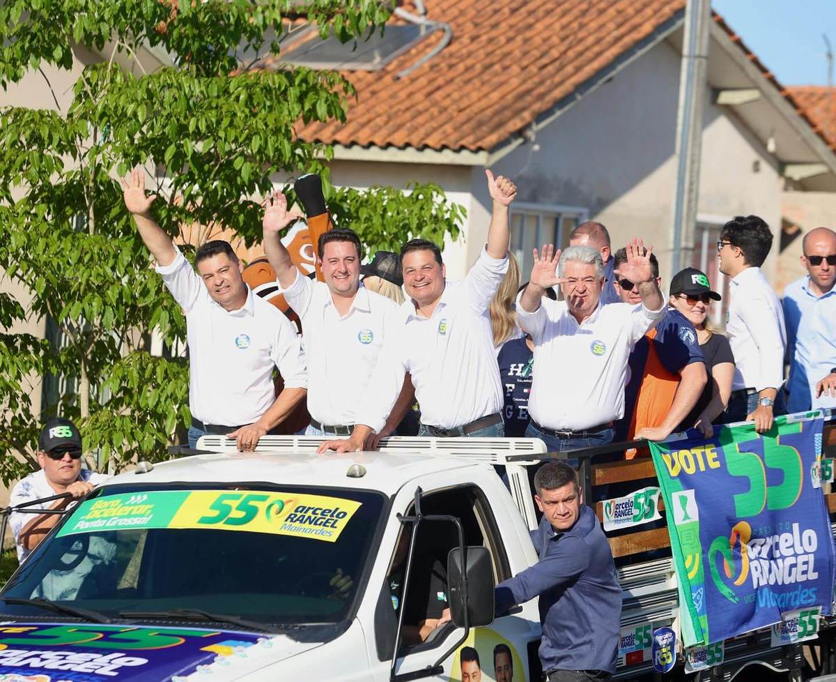 Carreata com Ratinho Junior marca reta final da campanha de Rangel em PG