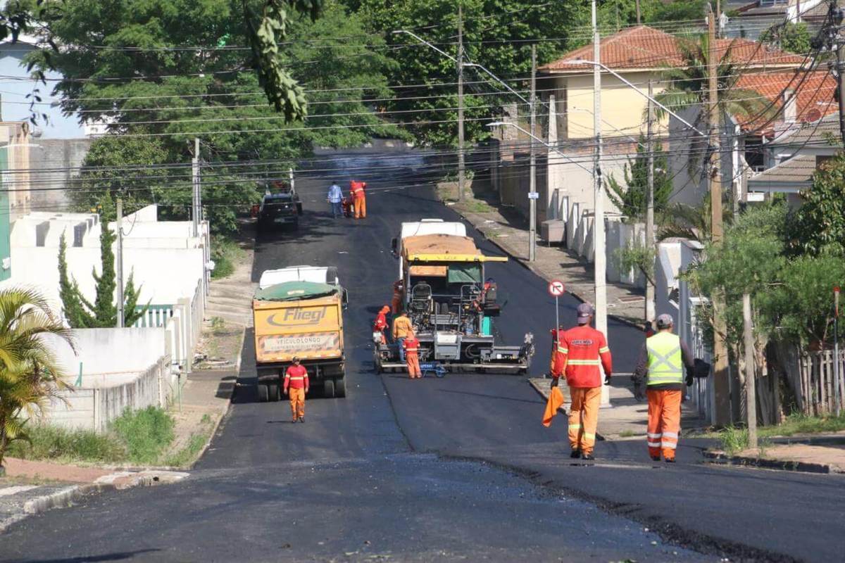 Prefeitura finaliza recapeamentos asfálticos em cinco frentes de obras