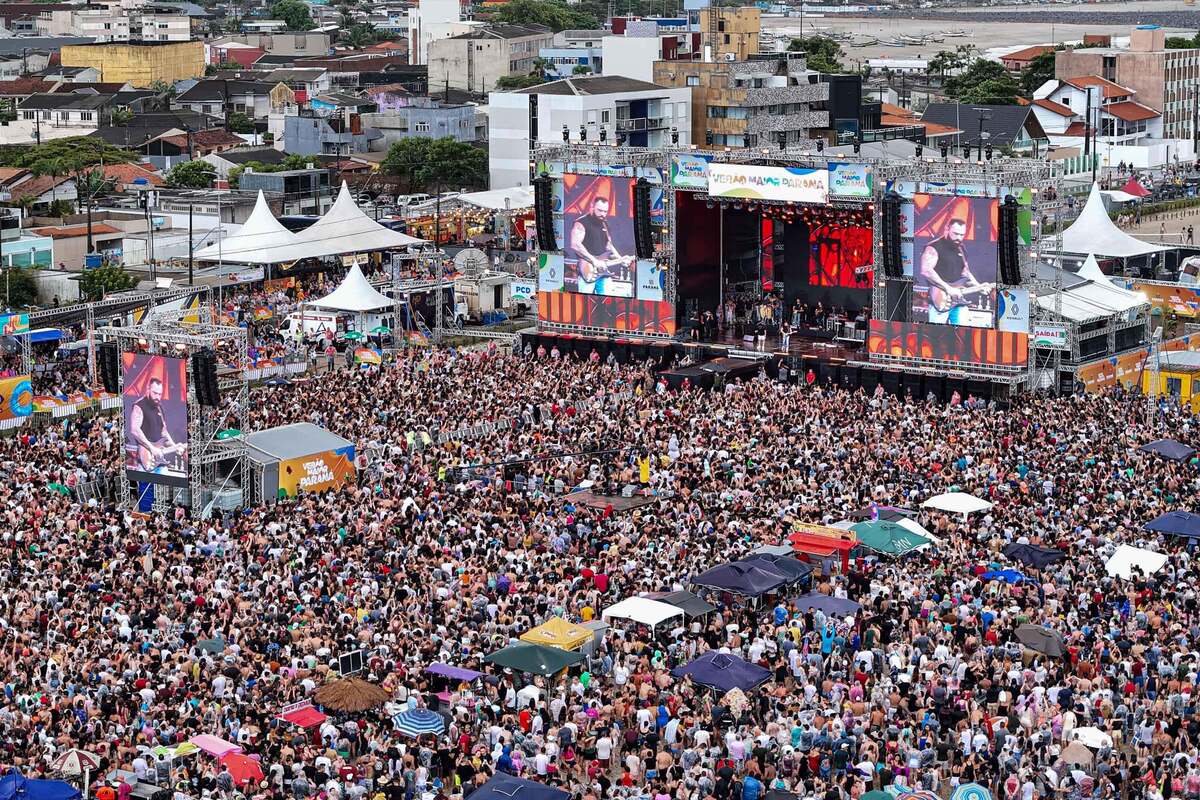 Shows do Verão Maior Paraná terão transmissão de emissoras nacionais