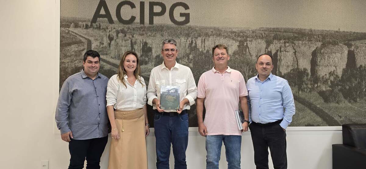 Julio Kuller visita ACIPG e busca estreitar relação entre o Legislativo e o setor empresarial